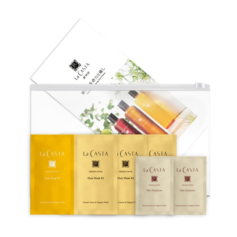 [Quick and convenient for early adopters] Salon-grade essential oil care experience set/82 balanced oil control three-day product made in Japan - Shampoos - Other Materials Orange