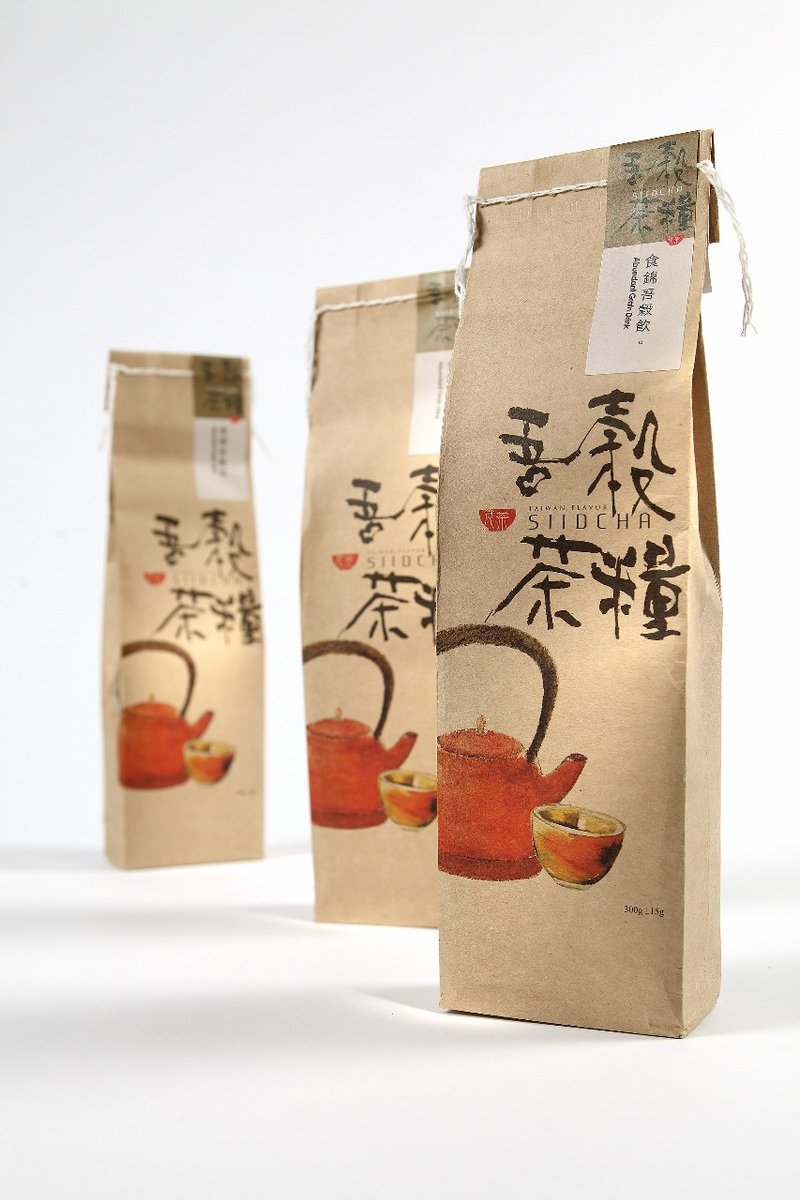 【 新台灣文創伴手禮推薦 】食錦吾穀飲無糖 台灣特色禮品 - 燕麥/麥片/穀物 - 其他材質 卡其色