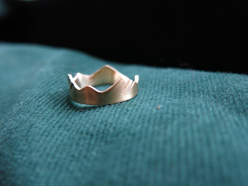 Golden mountains - General Rings - Copper & Brass Gold