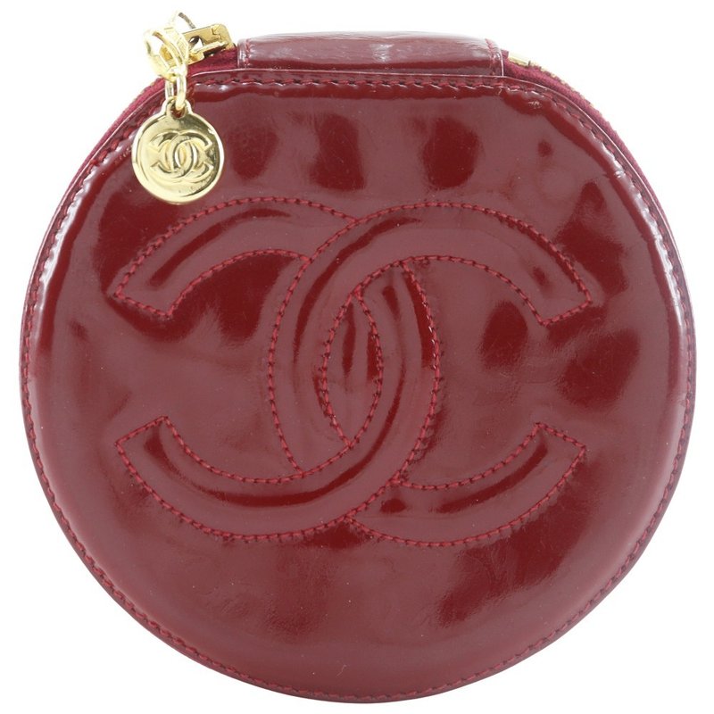 【日本直送】シャネル CHANEL ココマーク ポーチ ジュエリーケース エナメル 赤 レディース【中古】 - 化妝包/收納袋 - 琺瑯 紅色