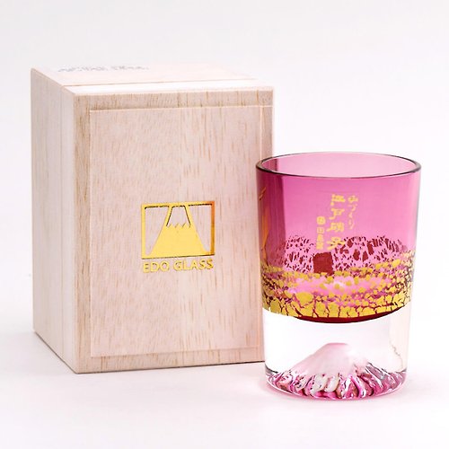 MSA玻璃雕刻 80cc (單個)【日本田島硝子】手工製作金箔冷酒杯