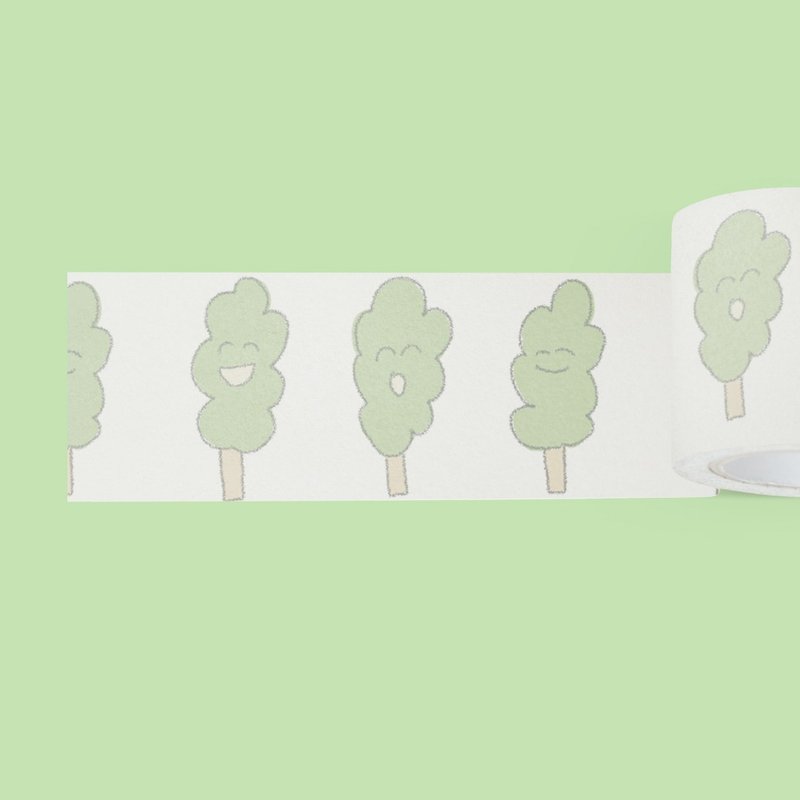 TREE FRIENDS MASKING TAPE - 貼紙 - 紙 多色
