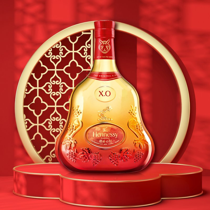 2024祝賀酒|Hennessy X.O 軒尼詩X.O 限定款 送威士忌對杯 - 酒類 - 玻璃 