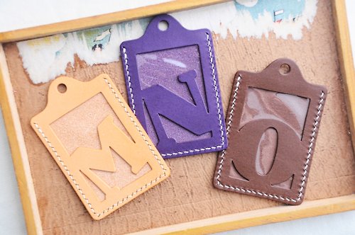 港產皮革｜Leatherism Handmade Products 頭文字 M | N | O 字母證件套 好好縫 皮革材料包 卡片夾 名片夾