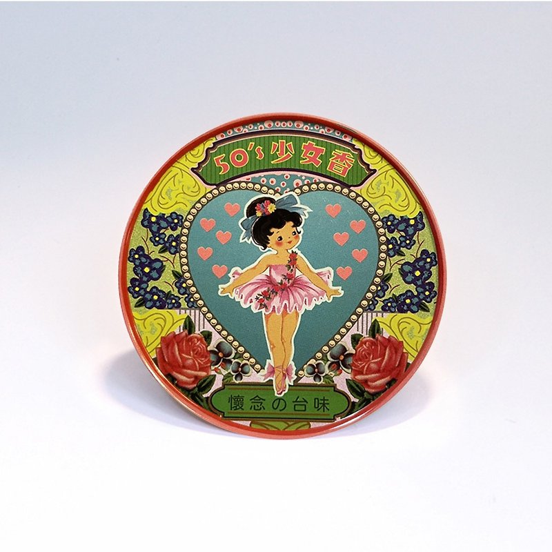 Girly Fragrance [Taiwan Impression Round Coaster] - Coasters - Other Metals Multicolor