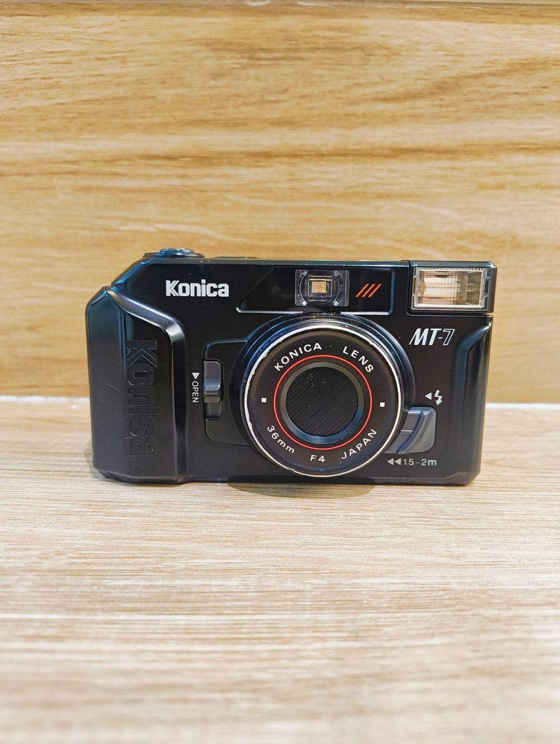 [135 film camera] 80% new Konica MT-7 fixed focus autofocus fully automatic point-and-shoot - กล้อง - พลาสติก สีดำ