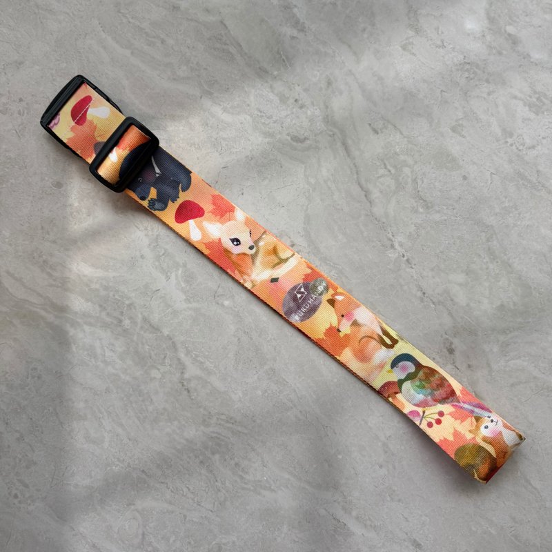 スーツケースベルト / 秋の散歩 / 旅行 / イラスト - ラゲッジタグ・ネームタグ - ポリエステル 