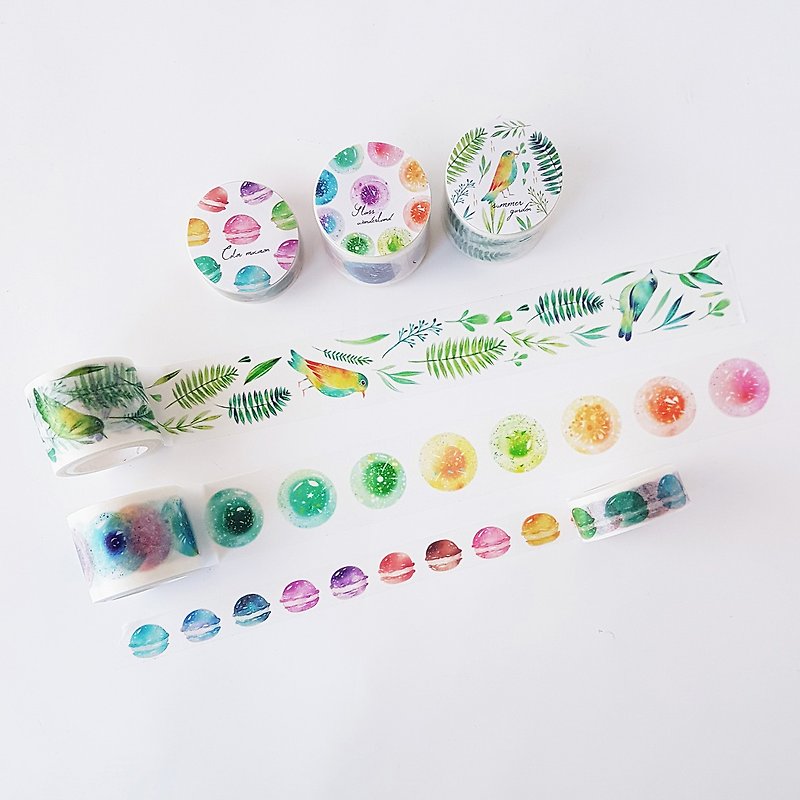 Goody Bag - Summer New Products All Inclusive Paper Tape Sticker Partition - Washi Tape - Paper Multicolor