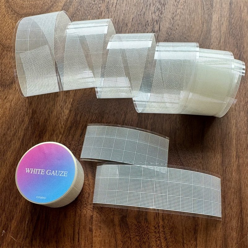 White PET Paper Tape - มาสกิ้งเทป - พลาสติก หลากหลายสี