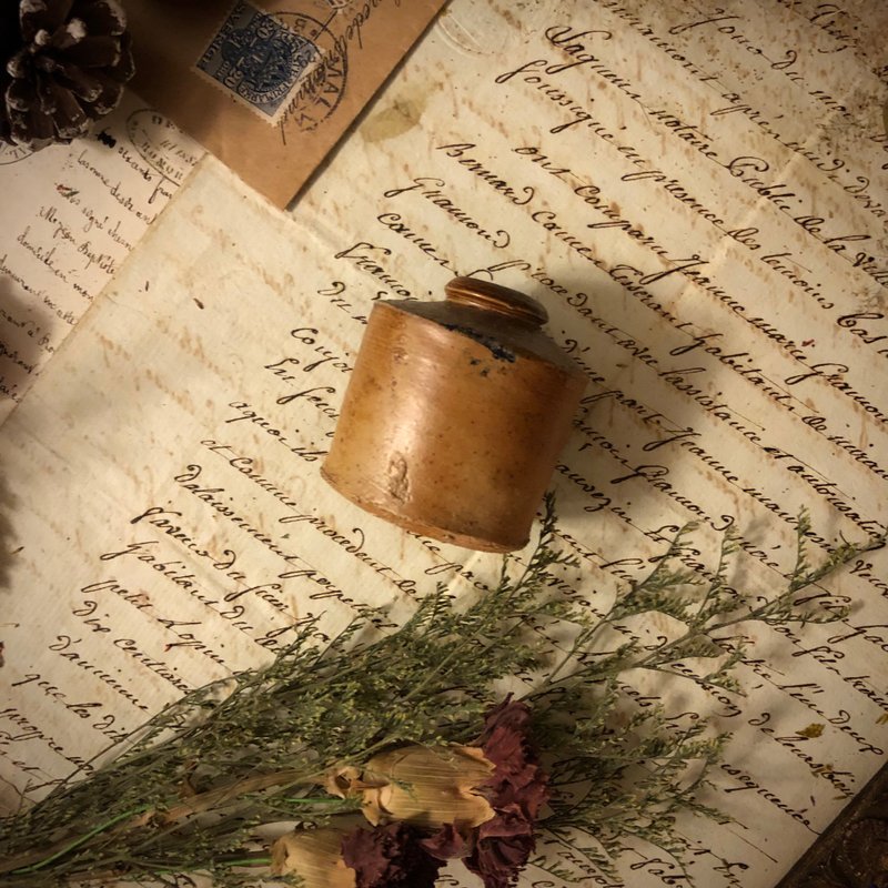 英國百年鹽釉陶器皿 - 花瓶/花器 - 陶 卡其色