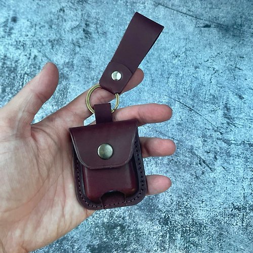 Leather Studio 39 handmade Leather camera battery case, camera battery holder, leather belt pouch