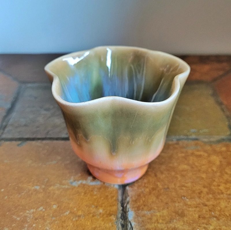 花形陶瓷杯 - 茶壺/茶杯/茶具 - 陶 多色