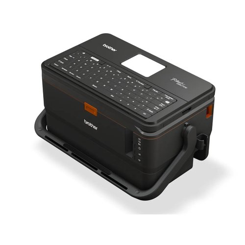 Brother 臺灣兄弟旗艦店 Brother PT-E850TKW 標籤 套管 雙列印模組線號印字機 內建鍵盤