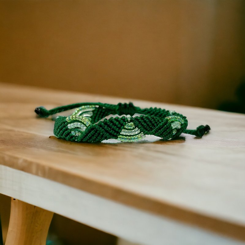 【Pre order】Macrame | Bracelet | choose your colour - Bracelets - Other Materials Green