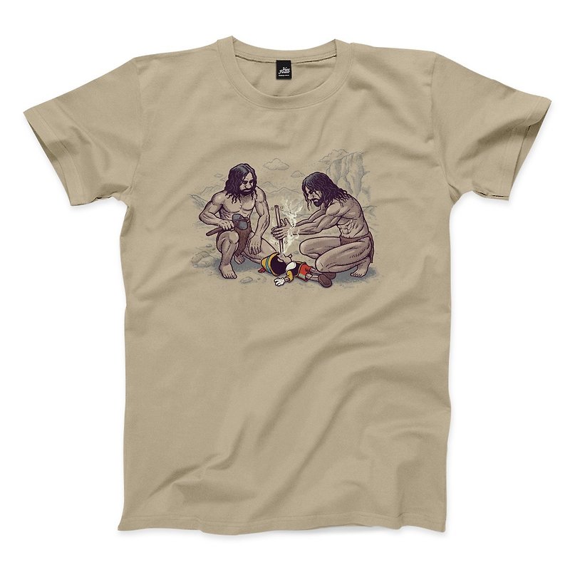 Sacrifice Puppet, Complete Blaze - Khaki- Unisex Edition T-Shirt - เสื้อยืดผู้ชาย - ผ้าฝ้าย/ผ้าลินิน สีกากี