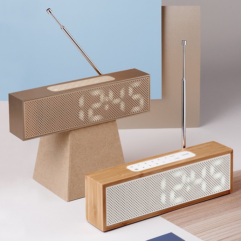 法國設計商品 / TITANIUM時鐘 / 收音機 - 時鐘/鬧鐘 - 鋁合金 
