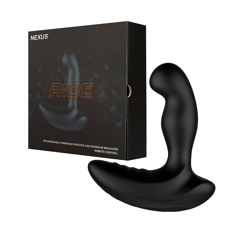 British NEXUS RIDE double-shock stimulates the prostate backyard sex toys jumping egg massage stick - Adult Products - Other Materials Black