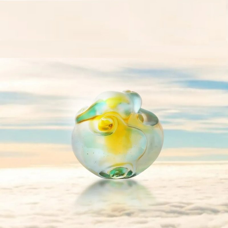 LIULI LIVING Lucky clouds are in your hand, where the clouds are as you wish, where your wishes are, office text town - Items for Display - Colored Glass 