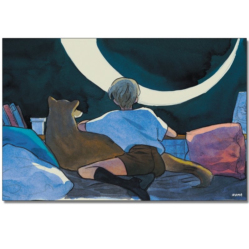 Postcards / to the Moon / NOMA - 卡片/明信片 - 紙 
