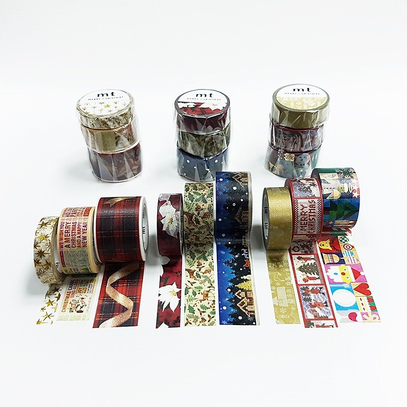 mt Masking Tape Christmas 2017【9-Roll Set】 - Washi Tape - Paper Multicolor