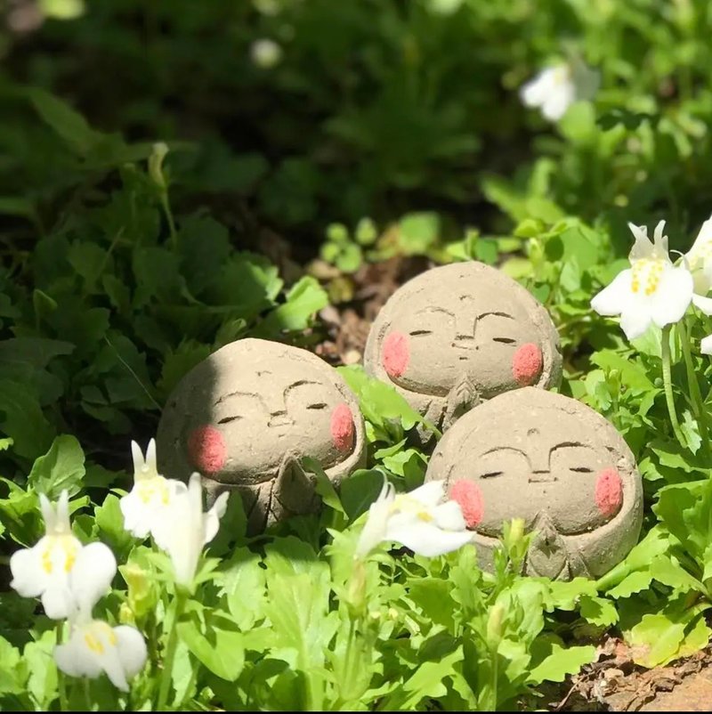 豆地蔵 - 擺飾/家飾品 - 陶 