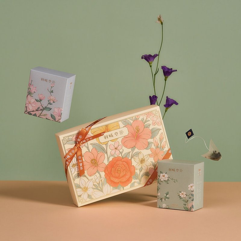 【新年茶包禮盒】霓芳禮盒-國宴級國際得獎摘星台灣原葉茶包禮盒 - 茶葉/茶包 - 新鮮食材 