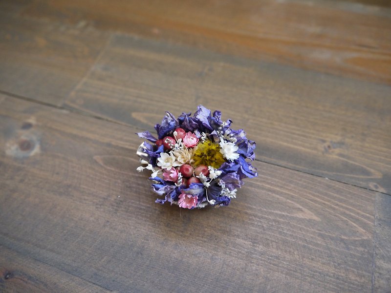 Accessories also have [only] the existence of dual-use mini flower dried flower hair accessories No.1 - Plants - Plants & Flowers Purple