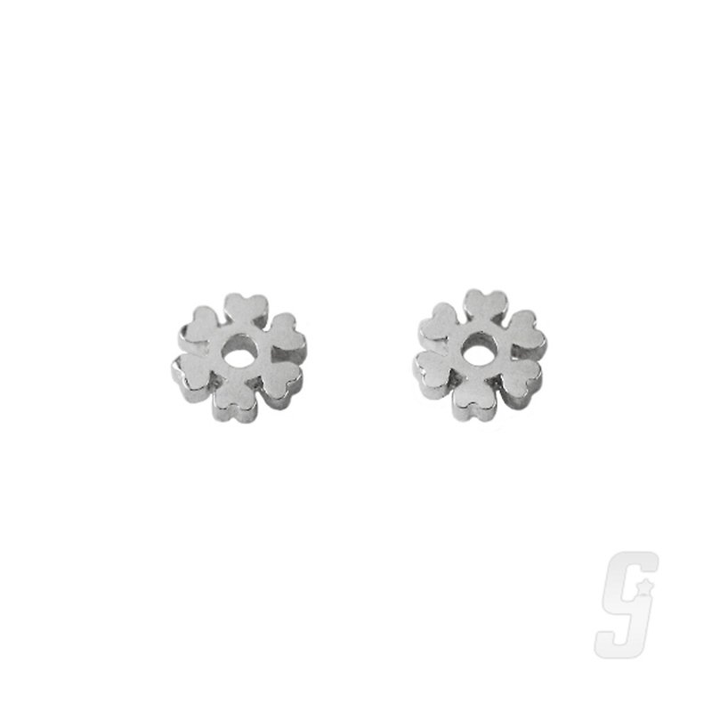 College Department - Snowflakes - Earrings & Clip-ons - Sterling Silver 