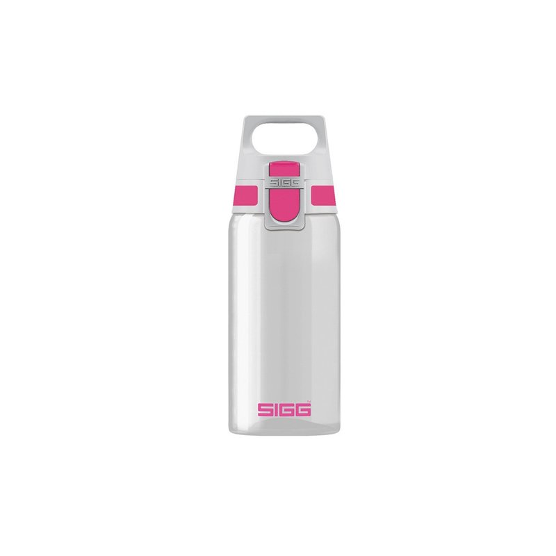 Swiss century-old SIGG fully clear Trian water bottle/lightweight water bottle/kettle 500ml- Peach - กระติกน้ำ - วัสดุอื่นๆ สีแดง