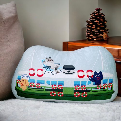 Lordpet Studio 【香港小輪】抱枕Cushion/現貨/原創插畫/ Pinkoi 獨家販售