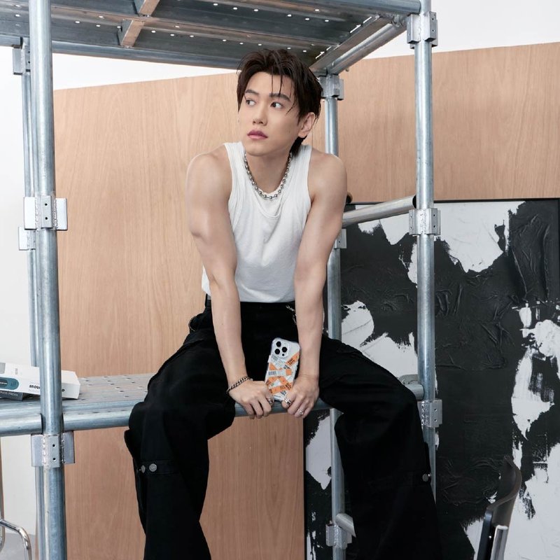 CHRISCHIU封鎖貼紙抗黃防摔MagSafe iPhone手機殼 - 手機殼/手機套 - 塑膠 多色