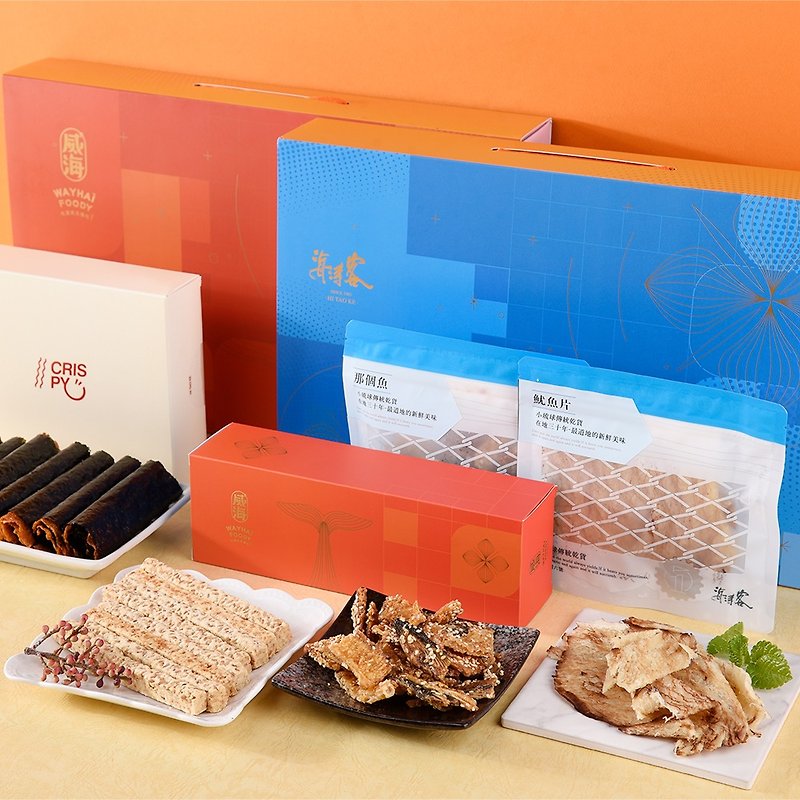 [Free Shipping] Haitaoke x Weihai│Xingchao Tianma joint gift box - Snacks - Other Materials Pink