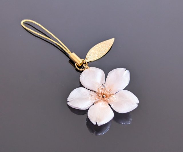 受注制作】Everpink Sakura. 本物のお花 桜とゴールドリーフの