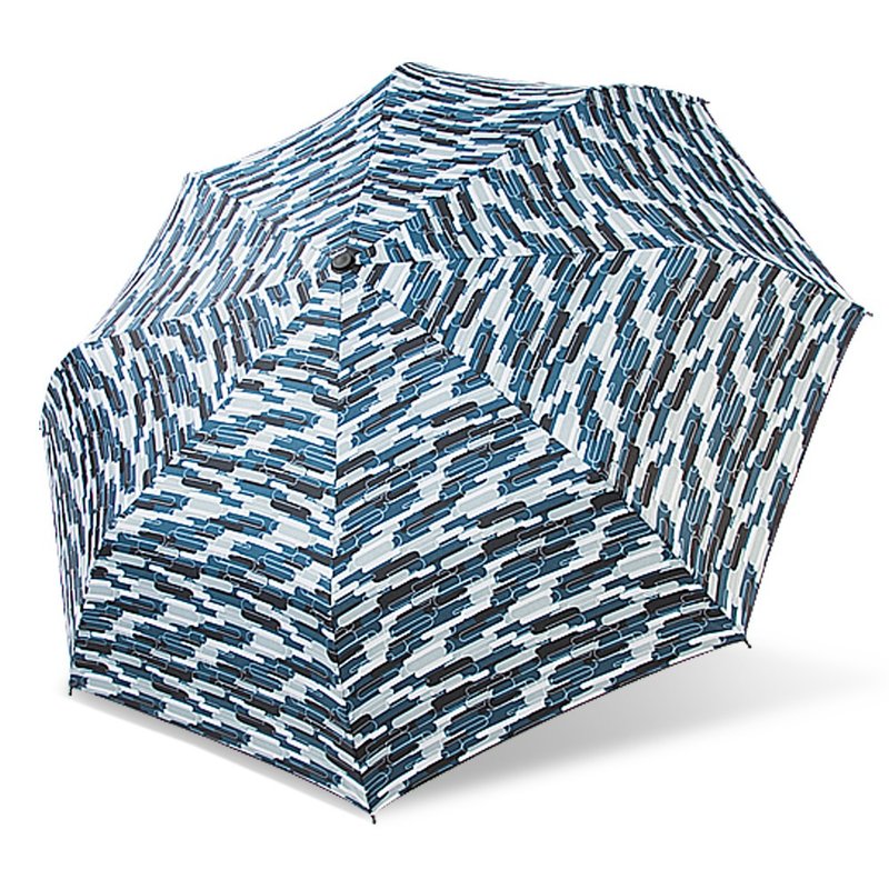 【雙龍牌】降溫涼感小無敵三折傘雨傘陽傘-藏青線圈 - 雨傘/雨衣 - 防水材質 藍色