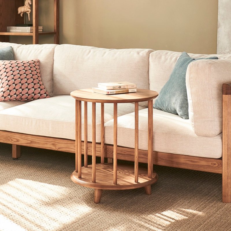 Solid wood simple new fashion solid wood coffee table - ชั้นวาง/ตะกร้า - ไม้ 