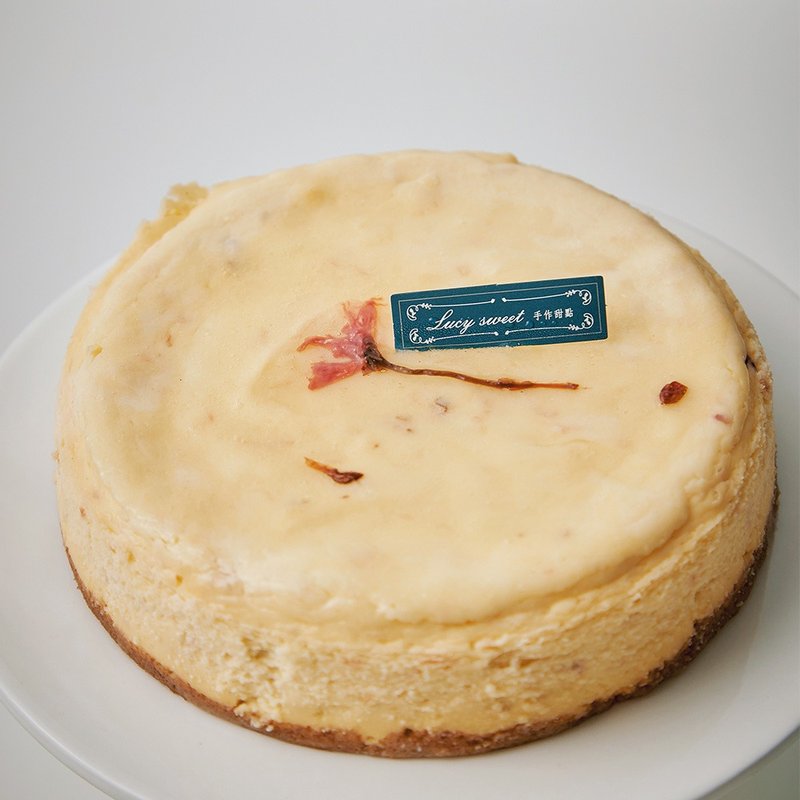 【LS Handmade Dessert】Sakura New York Cheesecake (6 inches/8 inches) - เค้กและของหวาน - วัสดุอื่นๆ 