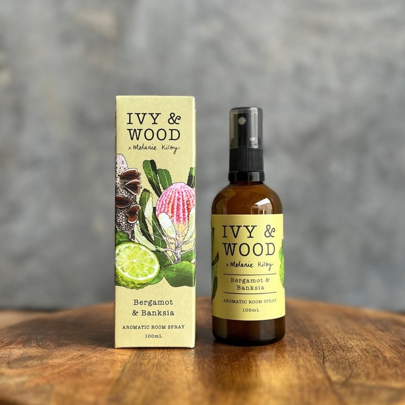 Bergamot and Australian Honeysuckle Fragrance Spray-[IVY&WOOD] Natural Handmade Fragrance - น้ำหอม - วัสดุอื่นๆ 