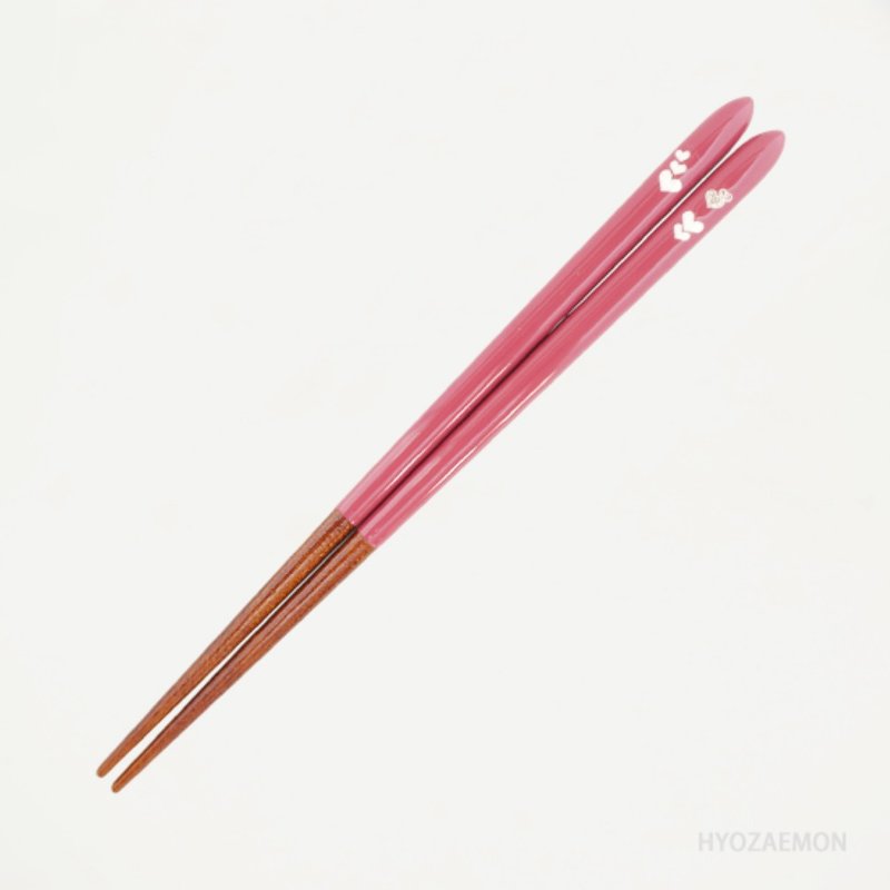 Hyozaemon Chopsticks Magic Words Pink 18cm Y-161 - Chopsticks - Wood 