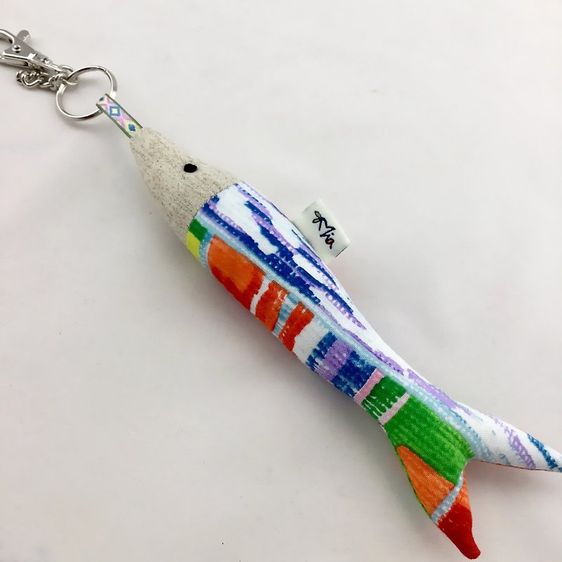 Fish fish strap / key ring - Charms - Cotton & Hemp 