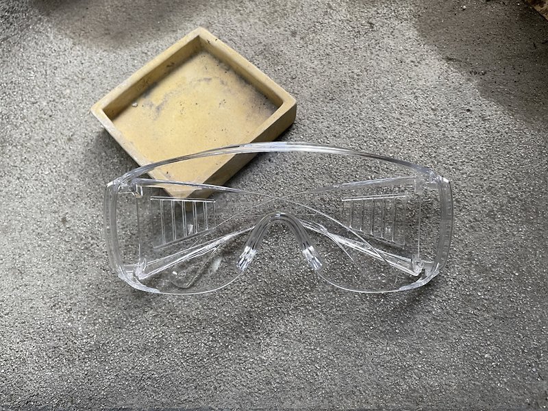 塑膠 眼鏡/眼鏡框 透明 - 透明包覆式眼鏡