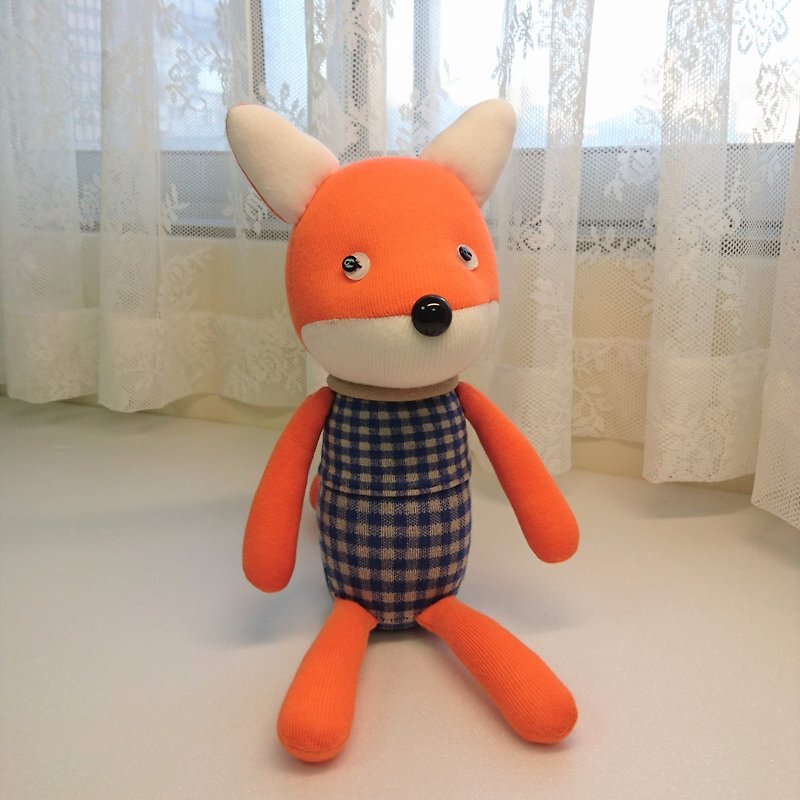 Fox Brien/人形/靴下人形/狐 - 人形・フィギュア - コットン・麻 