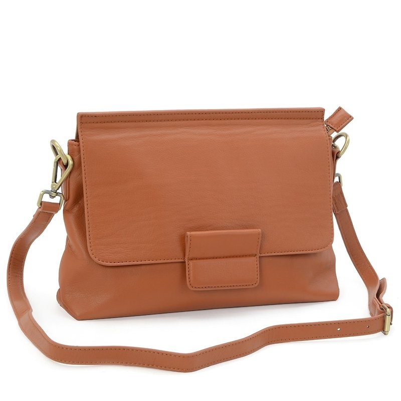 La Poche Secrete: British girl's handbag _ forest brown _ hand and shoulder dual-use package _5033 - Other - Genuine Leather Brown