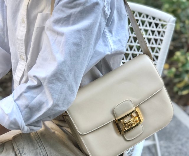 日本直送 名牌中古包 】CELINE セリーヌ ホースキャリッジ 馬車金具