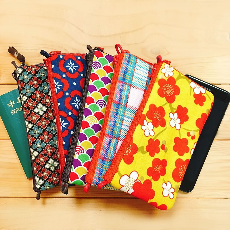 Multi-function mobile phone bag Max order production* - กระเป๋าแมสเซนเจอร์ - ผ้าฝ้าย/ผ้าลินิน หลากหลายสี