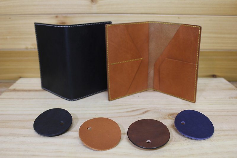 [Mini5] hand-sewn leather passport holder - Passport Holders & Cases - Genuine Leather 