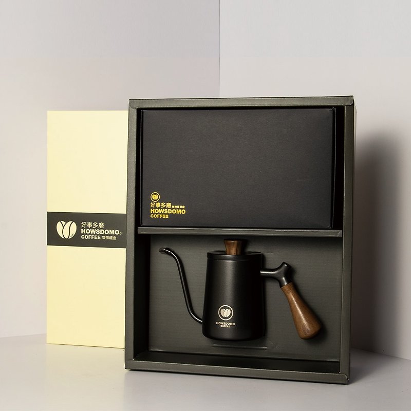 350ml walnut hand-pour coffee gift box (20 packs of filter coffee)-Cosmetics - กาแฟ - สารสกัดไม้ก๊อก สีนำ้ตาล