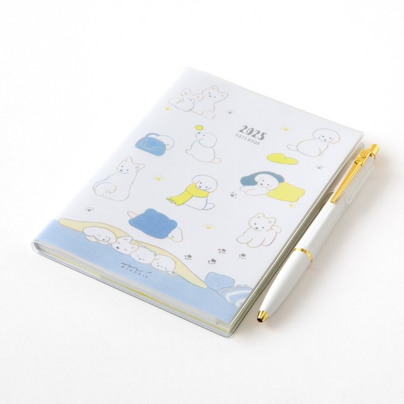 MIDORI Pocket Diary 2025手帳(月雙週)A6 兩款可選 - 筆記簿/手帳 - 紙 