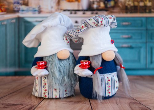 Gnome Cook / Chef Gnome / Kitchen decor - Shop DollsandGnomes Coffee Pots &  Accessories - Pinkoi