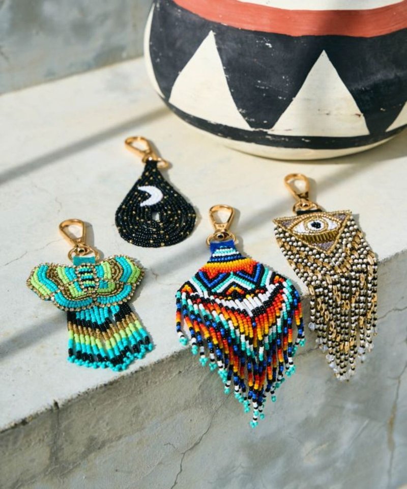 [Popular Pre-order] Folk Style Gorgeous Dream Catcher Jewelry Beads Tassel Pendant (4 Colors) IJCP5105 - Charms - Other Materials 