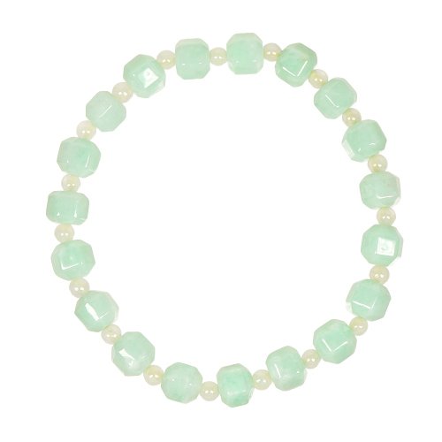 正佳珠寶 Gemsrich Jewelry 【正佳珠寶】翡翠 芙蓉種 滿綠六角珠 天然A貨翡翠緬甸玉手珠